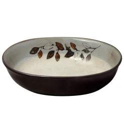 Serve Bowls|Pfaltzgraff® Rustic Leaves Oval Serve Bowl