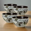 Fruit Bowls|Pfaltzgraff® Rustic Leaves Set of 4 Fruit Bowls