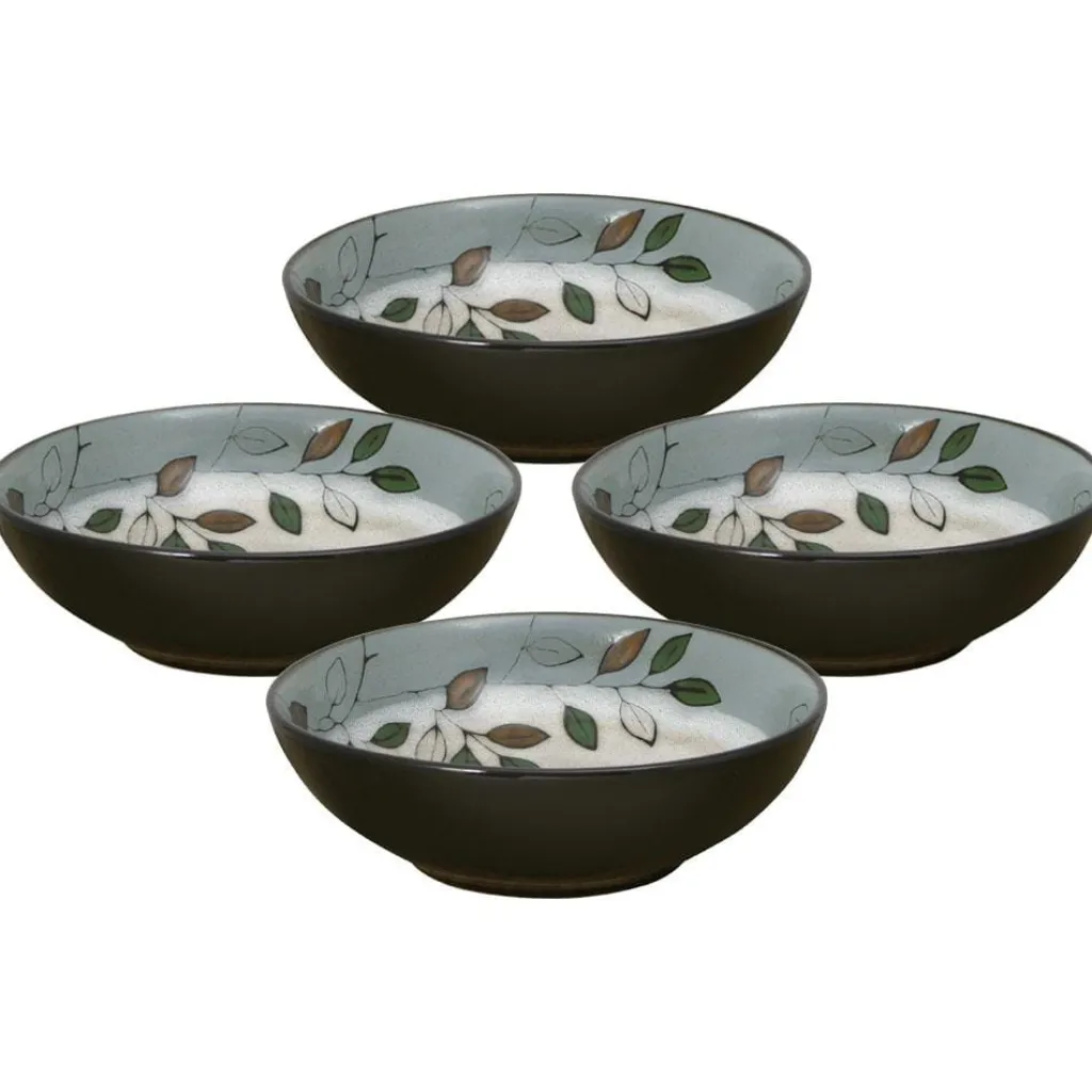 Pasta Bowls|Pfaltzgraff® Rustic Leaves Set of 4 Individual Pasta Bowls