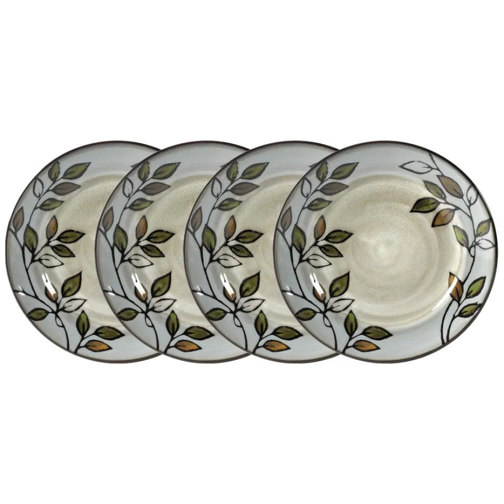 Salad Plates|Pfaltzgraff® Rustic Leaves Set of 4 Salad Plates