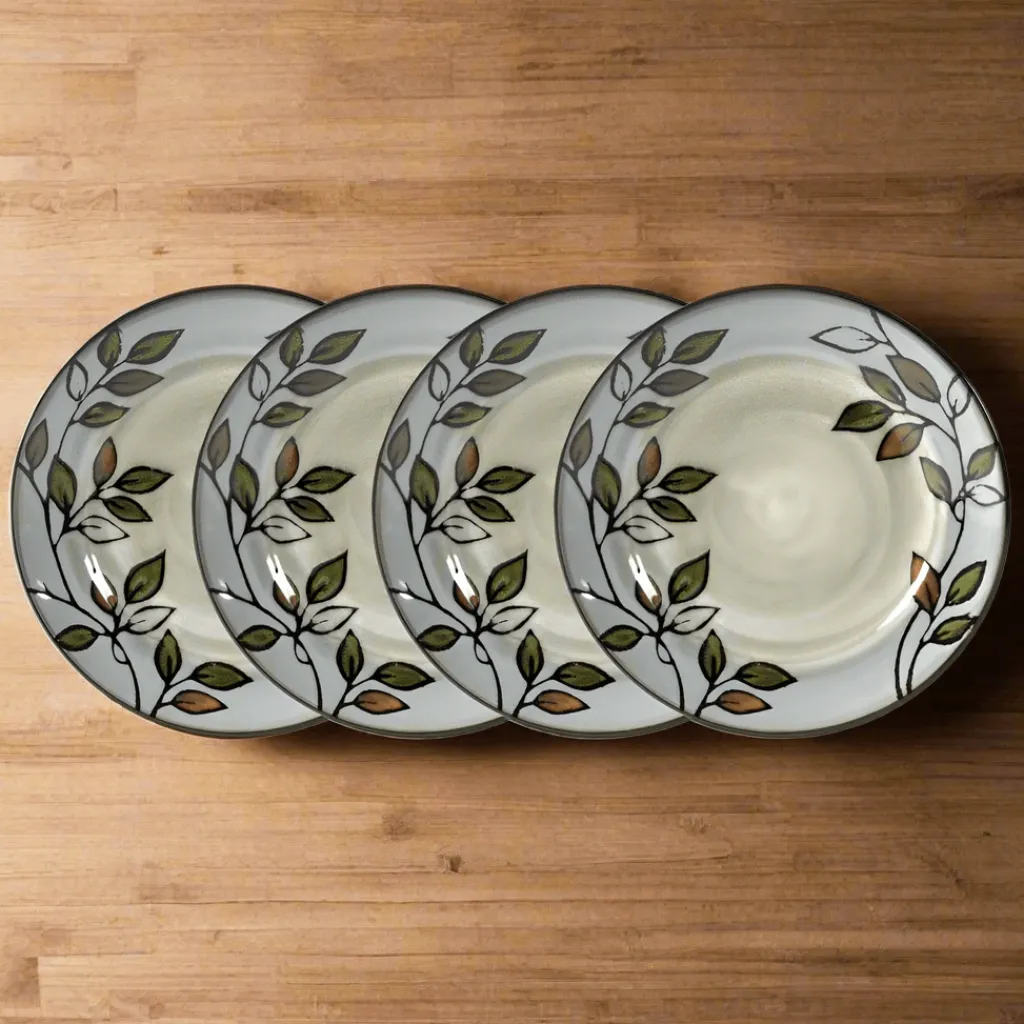 Salad Plates|Pfaltzgraff® Rustic Leaves Set of 4 Salad Plates