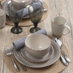 Dinnerware Service For 4|Pfaltzgraff® Sadie Cream 16 Piece Dinnerware Set, Service for 4
