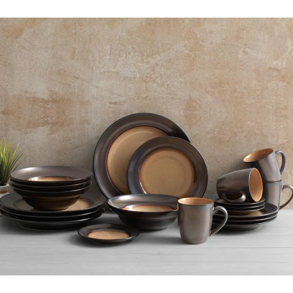 Coffee Mugs|Gourmet Basics® Sandstone Set of 4 Mugs