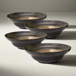 Soup Cereal Bowls|Gourmet Basics® Sandstone Set of 4 Soup Cereal Bowls