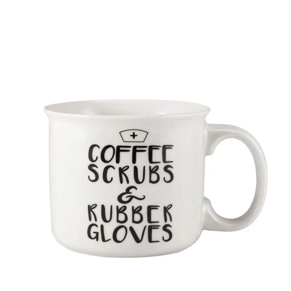 Coffee Mugs|Pfaltzgraff® Sentiment Mugs Coffee Scrubs and Rubber Gloves Mug