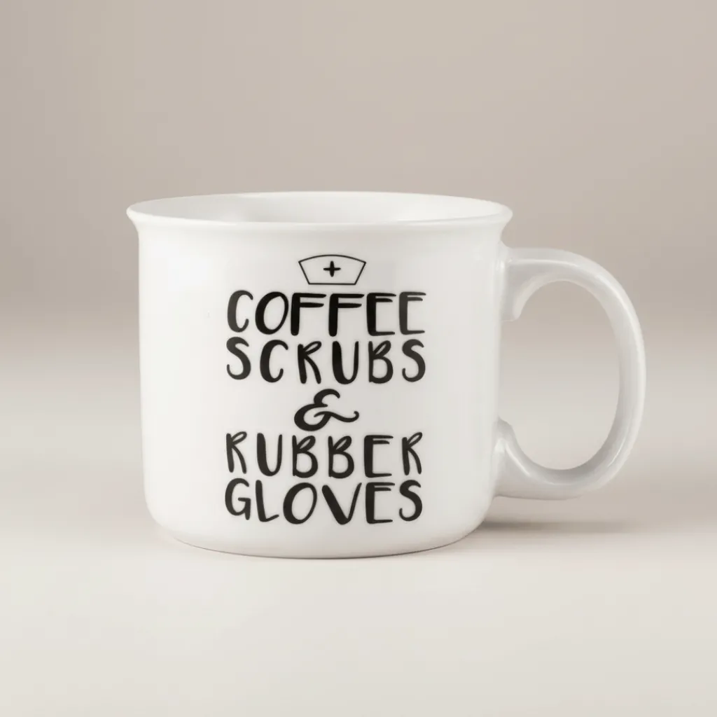 Coffee Mugs|Pfaltzgraff® Sentiment Mugs Coffee Scrubs and Rubber Gloves Mug