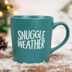 Coffee Mugs|Pfaltzgraff® Sentiment Mugs Green Snuggle Weather Mug