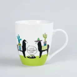 Coffee Mugs|Pfaltzgraff® Sentiment Mugs Lets Taco Bout Love Llama Mug