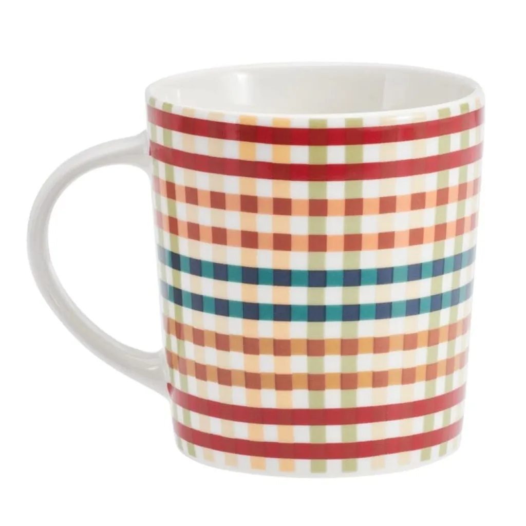 Coffee Mugs|Pfaltzgraff® Sentiment Mugs Plaid Pumpkin
