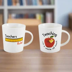 Coffee Mugs|Pfaltzgraff® Sentiment Mugs Teacher Theme Mugs Set of 2
