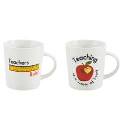 Coffee Mugs|Pfaltzgraff® Sentiment Mugs Teacher Theme Mugs Set of 2
