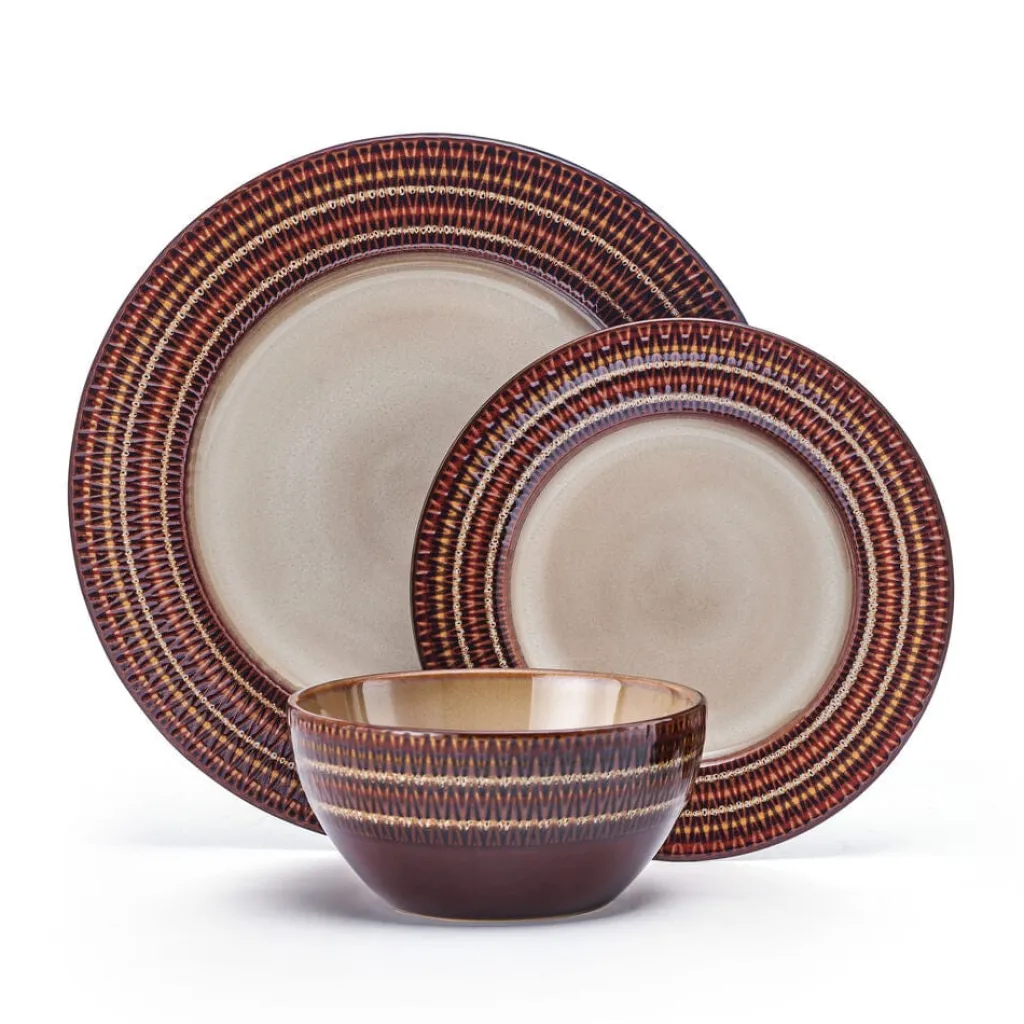 Dinnerware Service For 4|Pfaltzgraff® Skylar 12 Piece Dinnerware Set, Service for 4