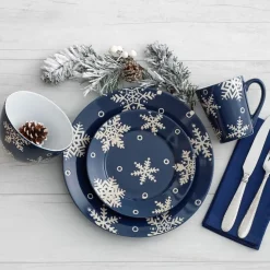 Dinnerware Service For 4|Dinnerware Service For 8|Pfaltzgraff® Snow Flurry Dinnerware Set