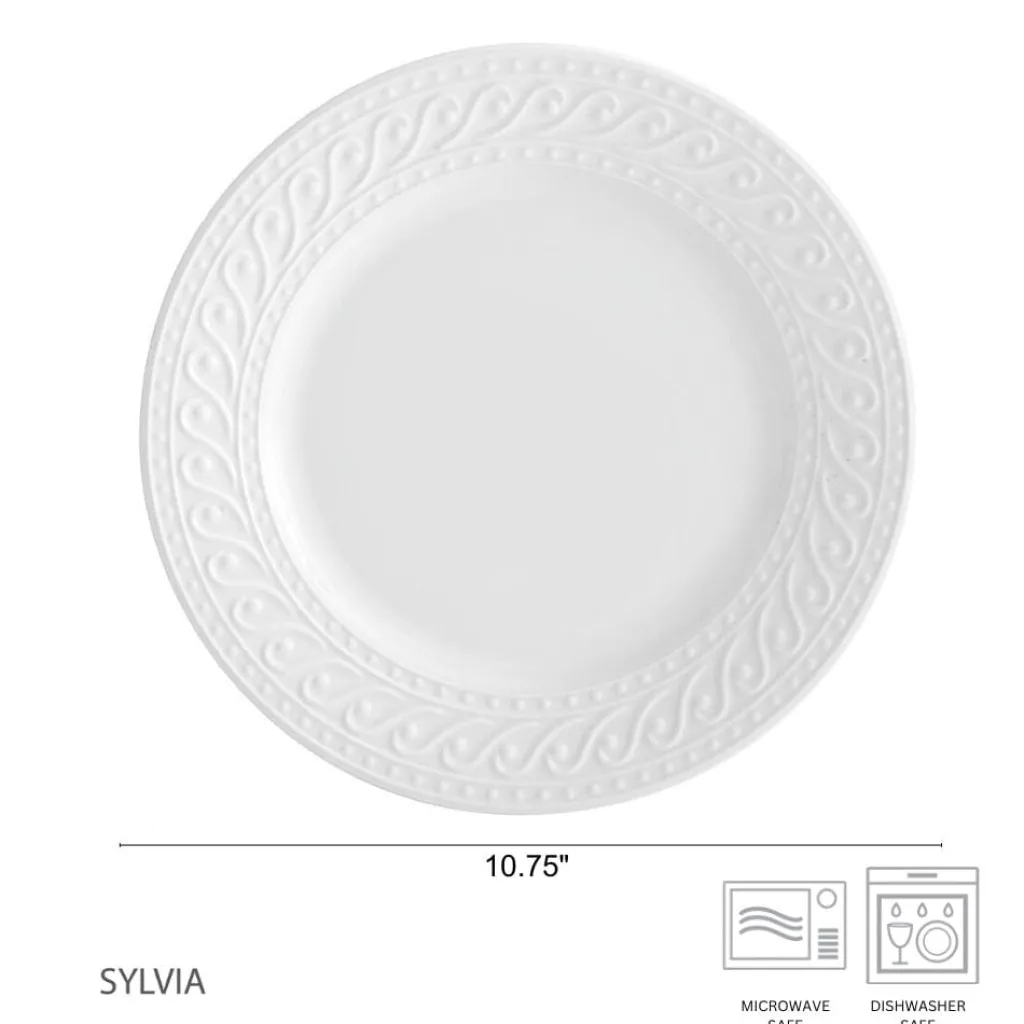 Dinner Plates|Pfaltzgraff® Sylvia Set of 4 Dinner Plates
