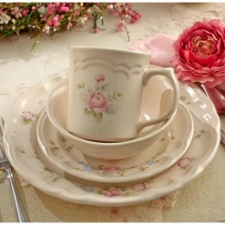 Dinnerware Service For 4|Dinnerware Service For 8|Pfaltzgraff® Tea Rose Dinnerware Set