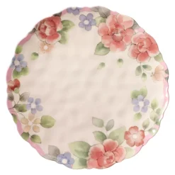 Dinnerware Service For 4|Dinnerware Service For 8|Pfaltzgraff® Tea Rose Outdoor Melamine Dinnerware Set