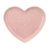 Appetizer Plates|Pfaltzgraff® Tea Rose Pink Heart Shaped Plate