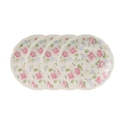Salad Plates|Pfaltzgraff® Tea Rose Set of 4 Accent Luncheon Plates
