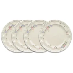Salad Plates|Pfaltzgraff® Tea Rose Set of 4 Luncheon Plates
