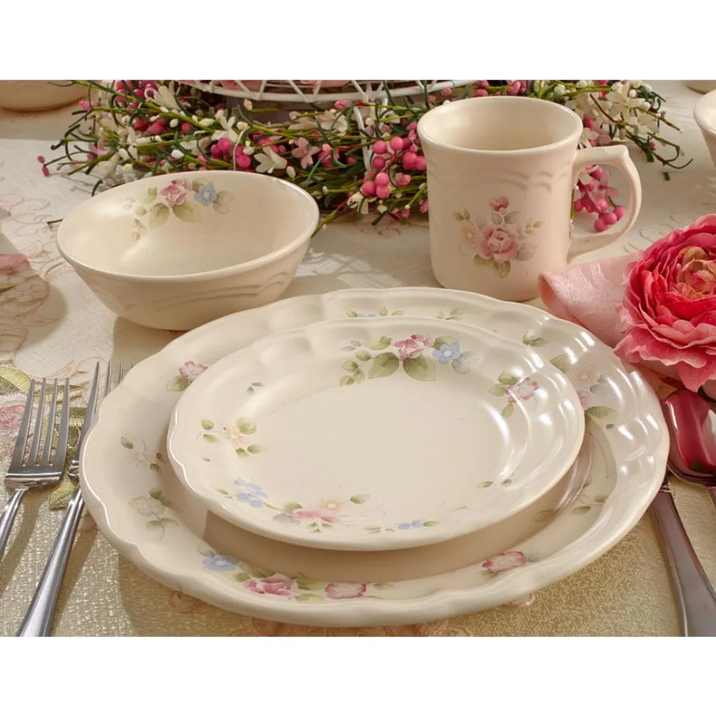 Salad Plates|Pfaltzgraff® Tea Rose Set of 4 Salad Plates
