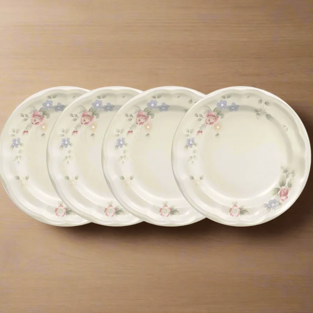 Salad Plates|Pfaltzgraff® Tea Rose Set of 4 Salad Plates