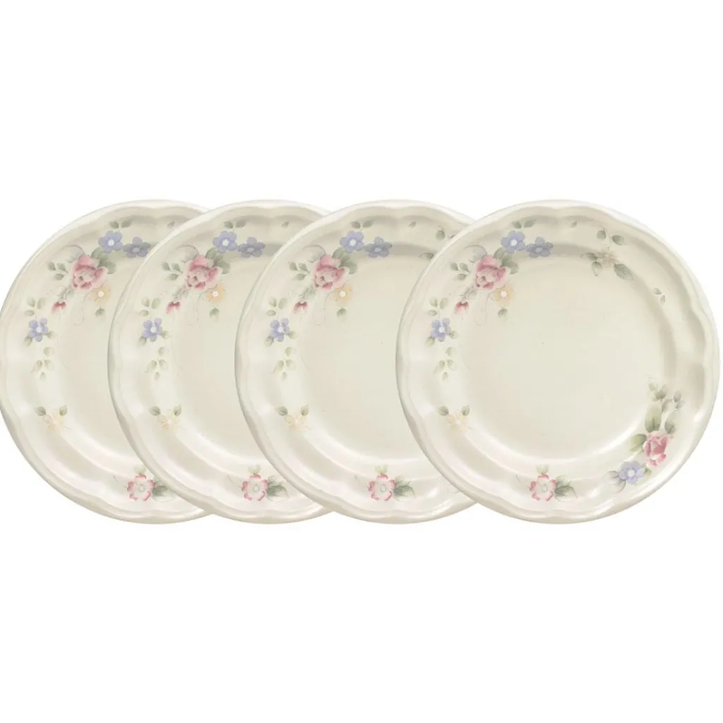 Salad Plates|Pfaltzgraff® Tea Rose Set of 4 Salad Plates