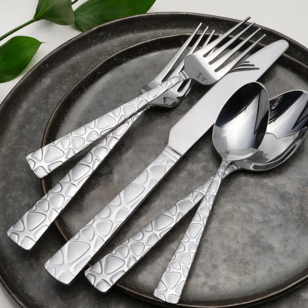 Sets|Gourmet Basics® Tilly 20 Piece Flatware Set, Service for 4