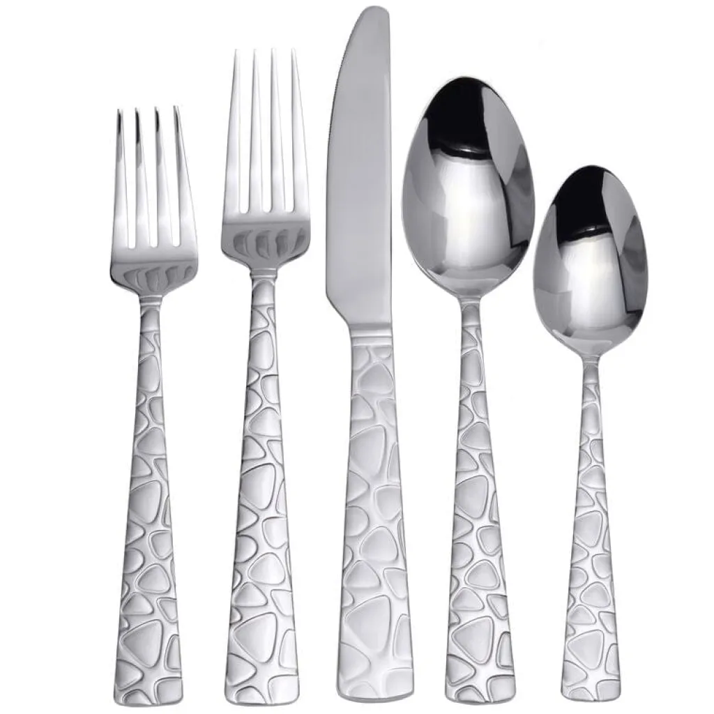 Sets|Gourmet Basics® Tilly 20 Piece Flatware Set, Service for 4
