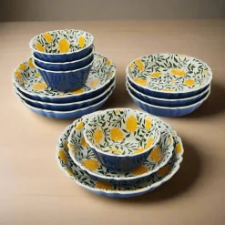 Dinnerware Service For 4|Pfaltzgraff® Tranquil Elegance 12 Piece Dinnerware Bowl Set, Service for 4