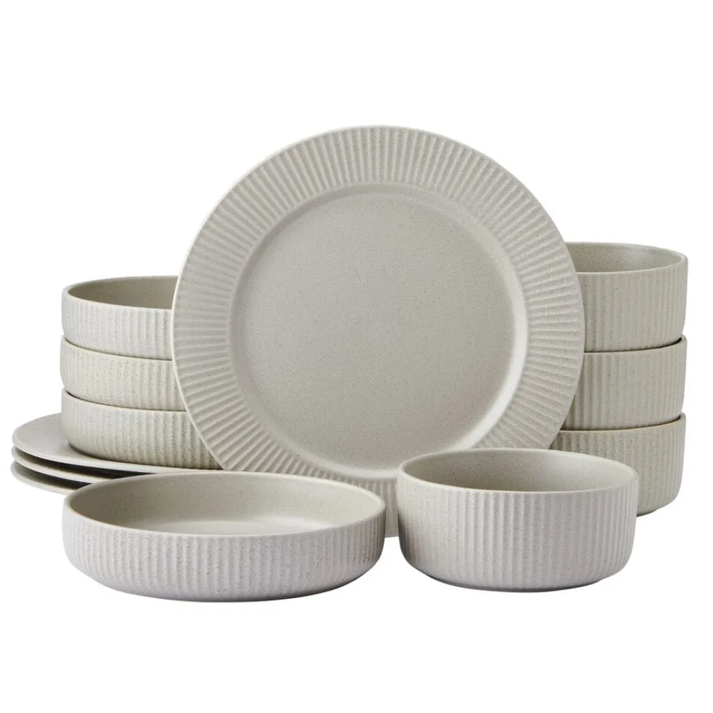 Dinnerware Service For 4|Pfaltzgraff® Tranquility 12 Piece Dinnerware Set, Service for 4