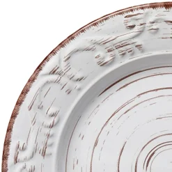 Dinner Plates|Pfaltzgraff® Trellis White Set of 4 Dinner Plates