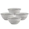 Fruit Bowls|Pfaltzgraff® Trellis White Set of 4 Fruit Bowls
