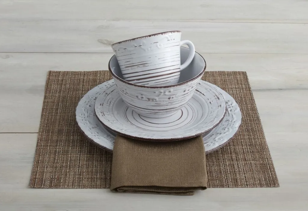 Salad Plates|Pfaltzgraff® Trellis White Set of 4 Salad Plates