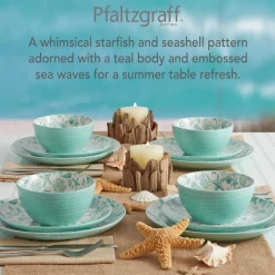 Dinnerware Service For 4|Pfaltzgraff® Venice 16 Piece Dinnerware Set, Service for 4