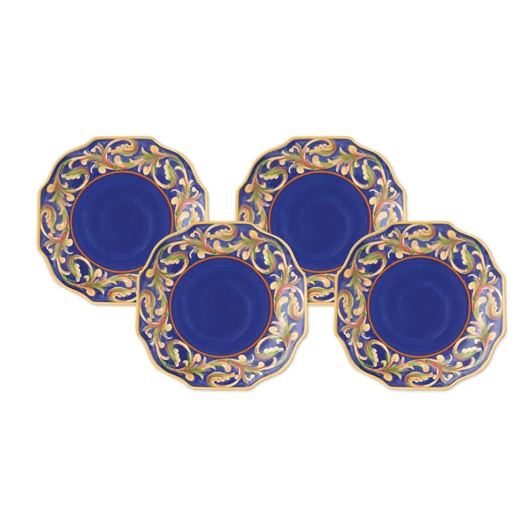 Salad Plates|Pfaltzgraff® Villa della Luna® Set of 4 Blue Salad Plates