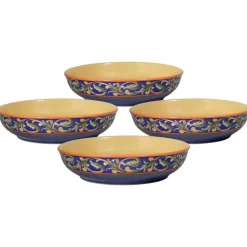 Pasta Bowls|Pfaltzgraff® Villa della Luna® Set of 4 Individual Pasta Bowls