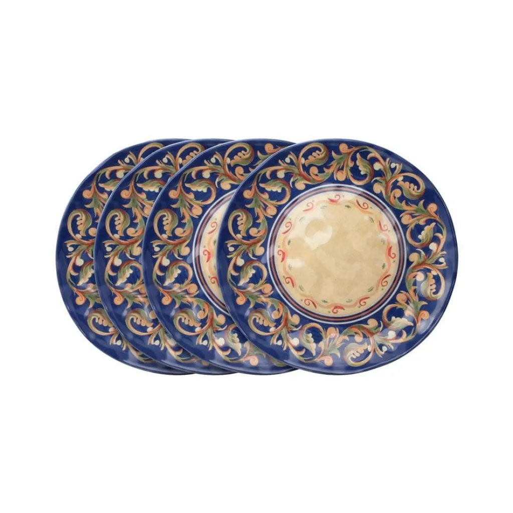 Salad Plates|Pfaltzgraff® Villa della Luna® Set of 4 Outdoor Melamine Salad Plates