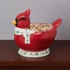 Serve Bowls|Pfaltzgraff® Winterberry® Cardinal Candy Bowl