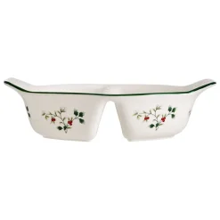 Serve Bowls|Pfaltzgraff® Winterberry® Divided Vegetable Bowl