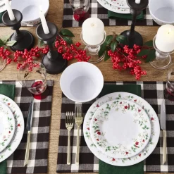 Dinnerware Service For 8|Pfaltzgraff® Winterberry® Melamine 24 Piece Dinnerware Set, Service for 8