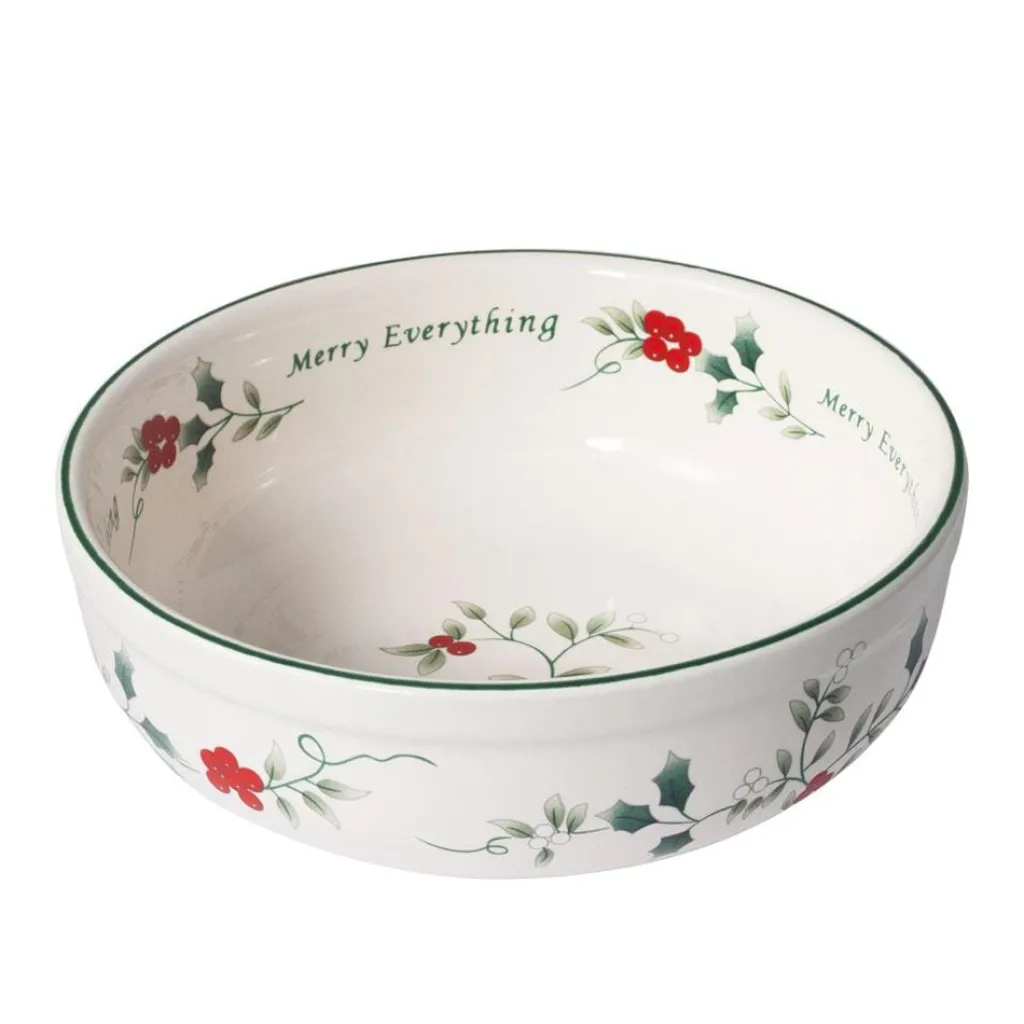 Soup Cereal Bowls|Fruit Bowls|Pfaltzgraff® Winterberry® Merry Everything Candy Bowl