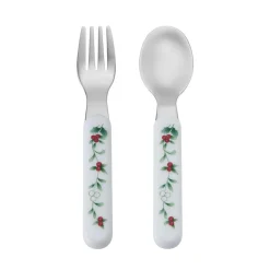 Dinner Plates|Pfaltzgraff® Winterberry® 3 Piece African American Jolly Santa Children's Set