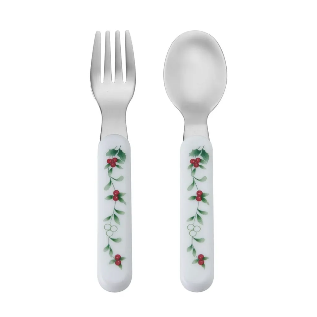 Dinner Plates|Pfaltzgraff® Winterberry® 3 Piece African American Jolly Santa Children's Set