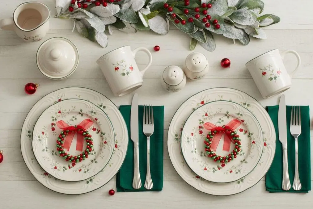 Dinnerware Service For 4|Pfaltzgraff® Winterberry® 16 Piece Dinnerware Set, Service for 4