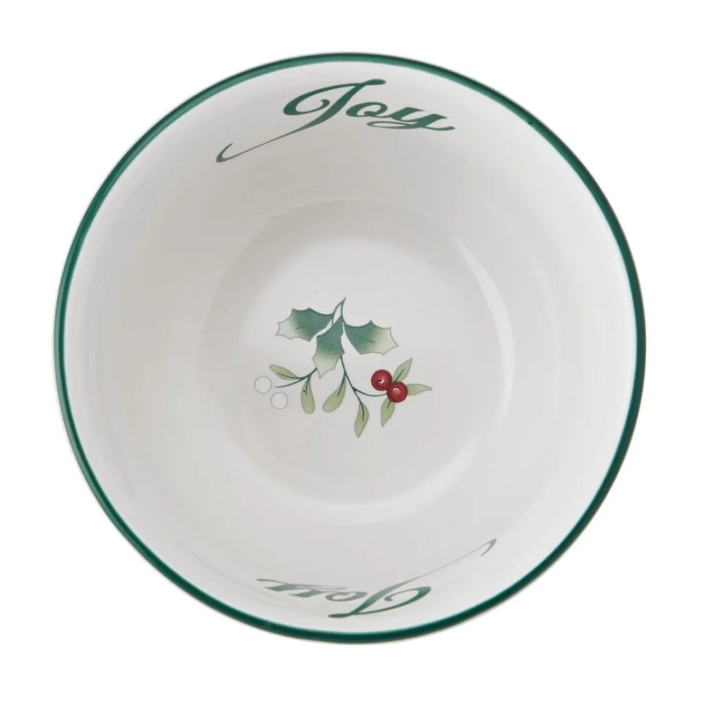 Soup Cereal Bowls|Pfaltzgraff® Winterberry® Ribbon Set of 4 Dessert Fruit Bowls