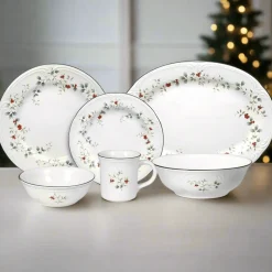 Dinnerware Service For 8|Pfaltzgraff® Winterberry® Service for 8 with Serveware