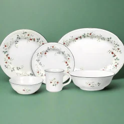 Dinnerware Service For 8|Pfaltzgraff® Winterberry® Service for 8 with Serveware