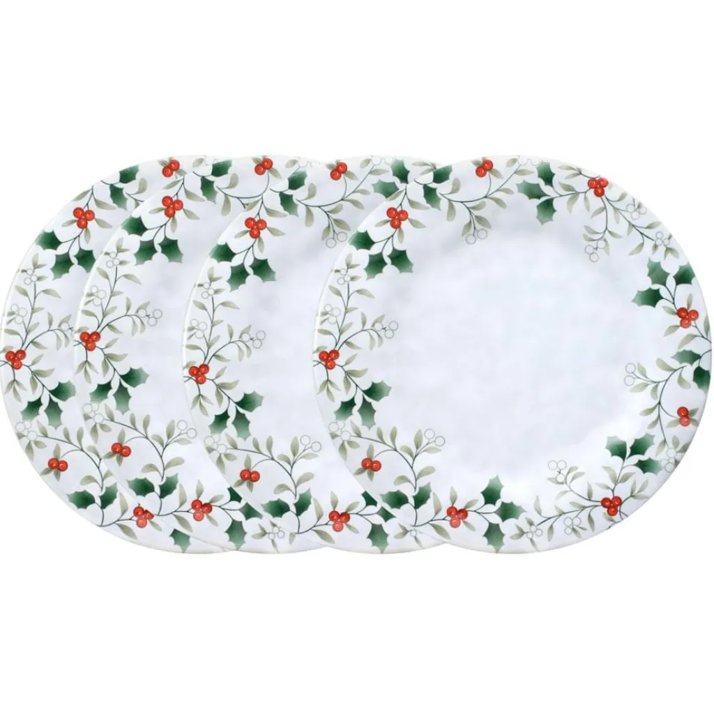 Dinner Plates|Pfaltzgraff® Winterberry® Set of 4 Melamine Dinner Plates