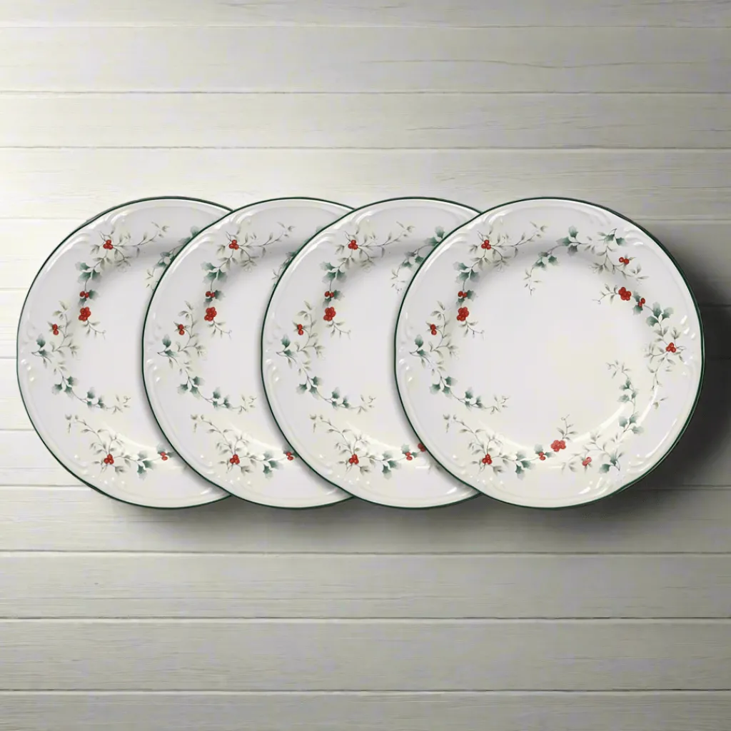 Salad Plates|Pfaltzgraff® Winterberry® Set of 4 Salad Plates