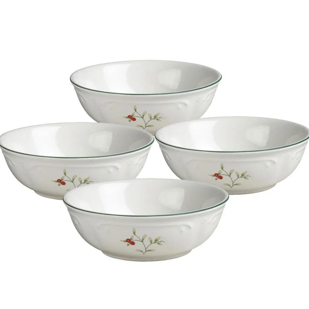 Soup Cereal Bowls|Pfaltzgraff® Winterberry® Set of 4 Soup Cereal Bowls